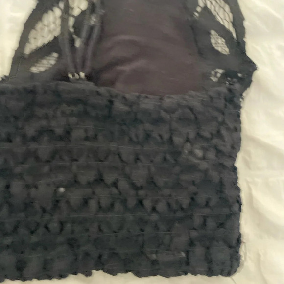 Free People black Adela lace bralette - Picture 8 of 11